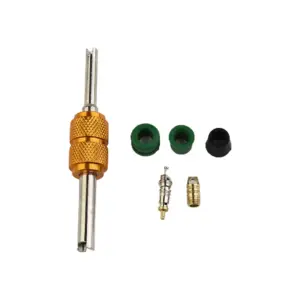 Comprehensive Air Condition Tool Set, 71pcs, Valve Cores, Spools, Great for Car A/C Problems, Easy Removal/Replacement