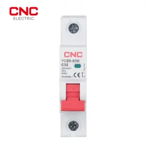CNC MCB Breaker 1P/2P/3P/4P 50/60Hz 6kA Miniature Circuit Breaker 6/10/16/20/25/32/40/50/63/80A