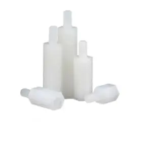 Nylon PCB Support Kit for Electronics - M2-M4 Cylindrical Spacer Columns & Hex Plastic Bolts/Nuts