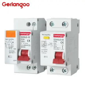 DPNL 230V 1P+N Residual current Circuit breaker with over and short current Leakage protection RCBO MCB