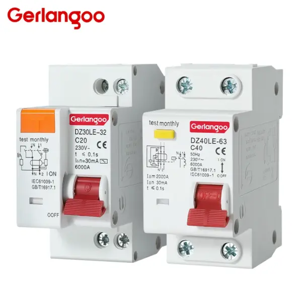 DPNL 230V 1P+N Residual current Circuit breaker with over and short current Leakage protection RCBO MCB