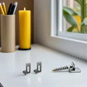 50Pcs Picture Frame Hanging Clip Metal Spring Turn Hook for Wood Canvas Frames and 3D Printer Bed Clamping Tool Heavy Duty
