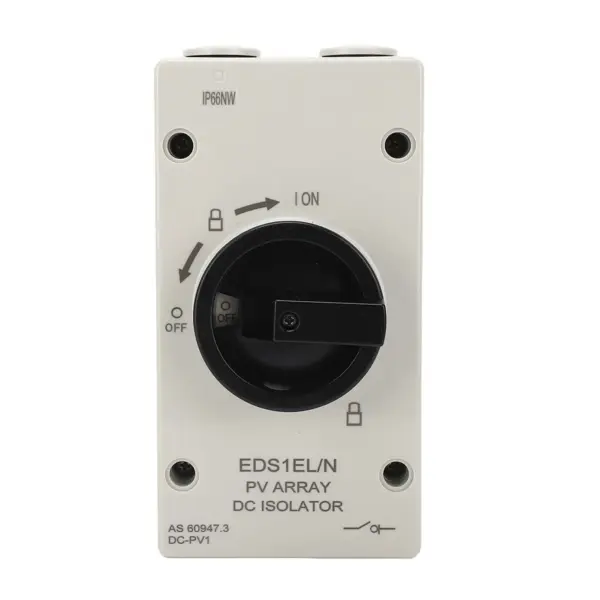 PV DC Isolator Switch 32A IP66 Waterproof Flame Retardant Photovoltaic Quick Disconnect Switch 1000V Solar Disconnect Switch