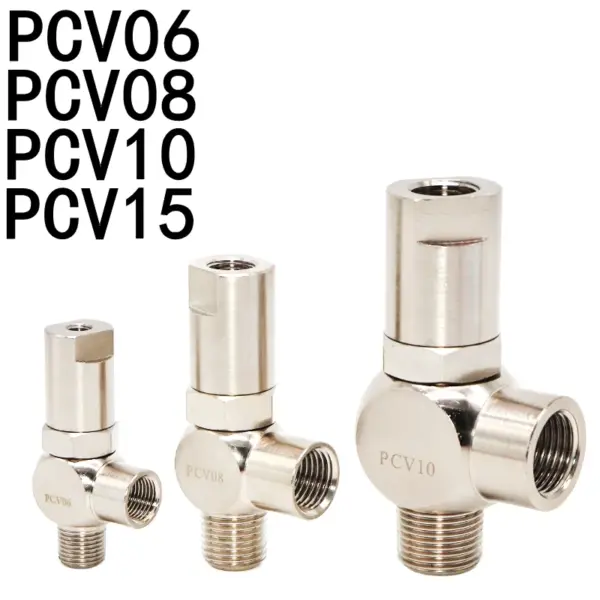 Pneumatic Quick-Plug Check Valve PCV06 PCV08 PCV10 PCV15 Air-Induced Air-Controlled Pilot No-return Valve PCV Series
