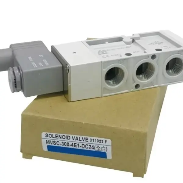 New MVSC-300-4E1 24Vdc 5/2 Way Pneumatic Solenoid Valve Fast Delivery