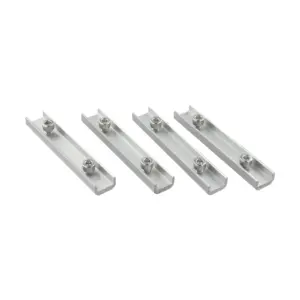 Adjustable Roof Tile Solar Mounting System Aluminum Rail Connector with Screws Enhance Solar Panel Performance