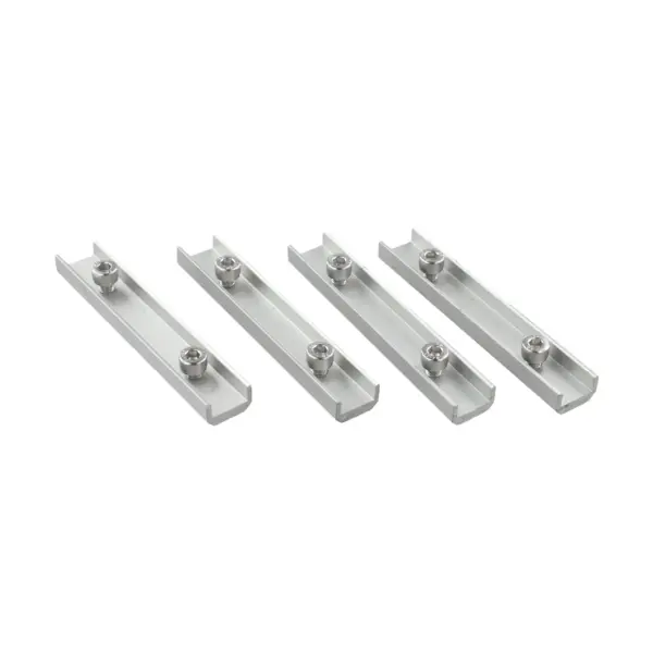 Adjustable Roof Tile Solar Mounting System Aluminum Rail Connector with Screws Enhance Solar Panel Performance