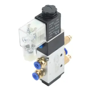 Part Solenoid Valve DC 24V Pneumatic Replacement 29mA 4V210-08 5 Port BSPT Thread Business Industrial 0.15 0.8Mpa
