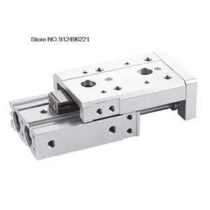 MXS Series MXS6/MXS8/MXS12 Double Acting Air Slide Table Cylinder  Pneumatic Cylinder Stroke 10/20/30/40/50/75/100 HLS