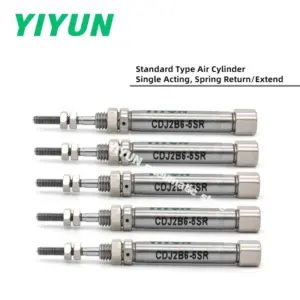 CDJ2B6 CDJ2B10 CDJ2B16-10SR 15SR 20SR 25SR 30SR 35SR 40SR 45SR 50SR 60SR 75SR YIYUN Air Cylinder CJ2 Series