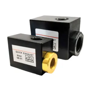 High Quality  QE-01 QE-02 QE-03 QE-04 1/8" 1/4" 3/8" 1/2" Pneumatic Quick Exhaust Air control Valves