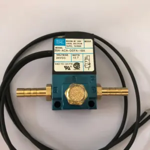 3 Port High frequency pneumatic solenoid valve 35A-ACA-DDBA-1BA DDAA DDFA DFBA With 6/8/10/12MM Tube Fittings Brass