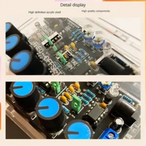 A92Z 4X ICL8038 Function Signal Generator Module Sine Square Triangle Signal Generators DIY Welding Practice Kit With Case