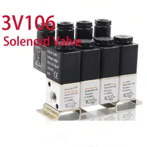 AIRTAC Original Pneumatic 3/2 Way Combination Series Solenoid Valve 3V1-06 M5 Integrated Valve 3V1-06A B 2F/3F/4F/5F/6F/7F/8F/9F