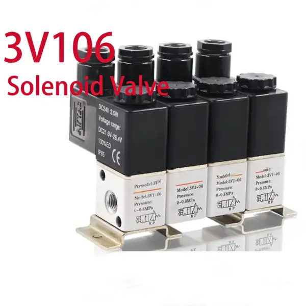 AIRTAC Original Pneumatic 3/2 Way Combination Series Solenoid Valve 3V1-06 M5 Integrated Valve 3V1-06A B 2F/3F/4F/5F/6F/7F/8F/9F