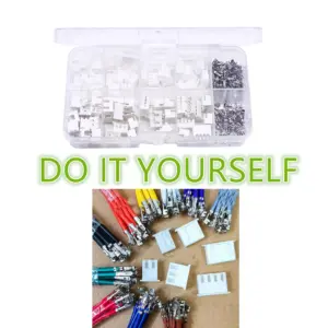 230/250 Pcs XH2.54 2p 3p 4p 5pin 2.54mm Pitch Terminal Male And Female Housing Kit Pin Connector Terminal Connector Kit for wire