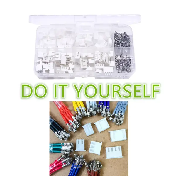 230/250 Pcs XH2.54 2p 3p 4p 5pin 2.54mm Pitch Terminal Male And Female Housing Kit Pin Connector Terminal Connector Kit for wire