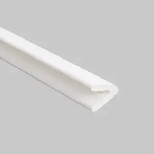 V-Shape Door Weatherstrip, Foam Seal Strip for Gaps, Noise Reduction, Energy Saving, White, 1/2x1/2x26Ft