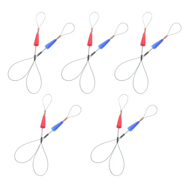 10Pcs Cable Fastener Set Electrical Fish Tape Pulling Grip Wire Puller Socks Grips Cable Loop Tip Fastener Running Wall Wiring