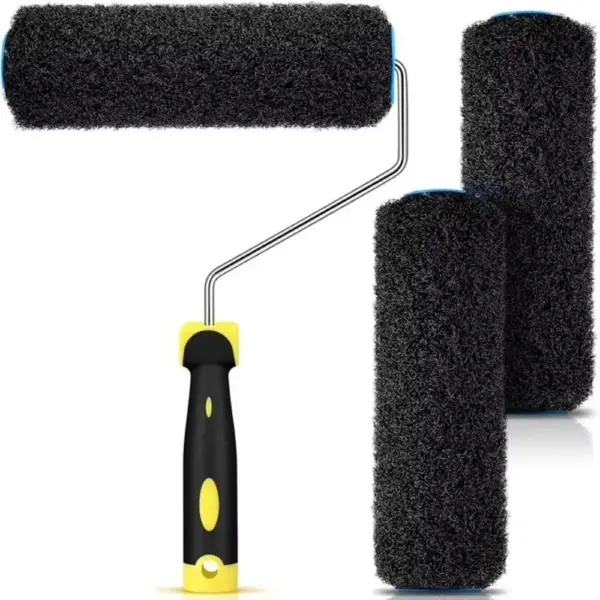 Comfortable Handle Painting Roller Set Smooth Plastering Textured Pattern Texture Roller Small Painting Roller Pattern Roller