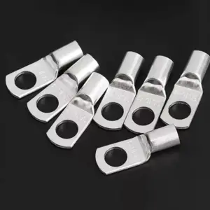 130Pcs Insulated Copper Wire Connectors Kit Round Terminal Connectors for Automotive Marine Home Appliance Electrical Crimping