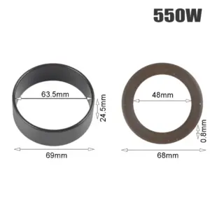 Air Compressor Cylinder Sleeve Designed for Oil-Free Vacuum Pumps with For Piston For Ring Fit for 550W up to 1500W Units