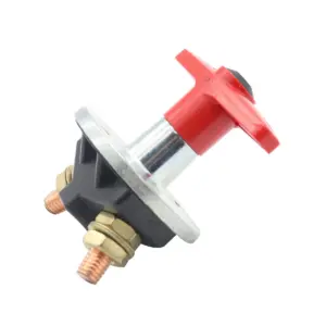 Battery Isolator Switch 12 24 Volt Pure Copper Terminal M10 for Automotive Marine Rv Van Truck Motorcycle Racing