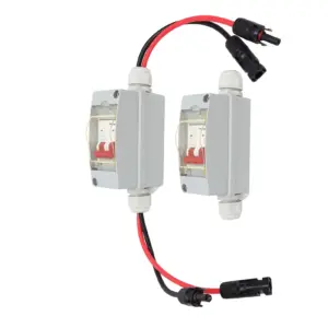 Circuit Breaker  Circuit Breaker MCB 2P  500V 32A Disconnect  with IP65 Waterproof Distribution Box