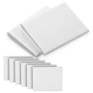 AA05 18 Pieces Self-Adhesive Door Corner Seals, Weather Stripping Wedge Draft Stopper, Door Frame Seal Corner Foam (White)