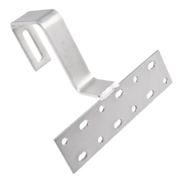 Stainless Steel Adjustable Roof Hook For Solar Panel Mounting Compatible With Aluminium And Profile Mounting Rails