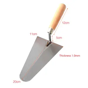 NEW Float Margin Trowel Bucket Stainless Steel Concrete Finishing Trowel Spatula Construction Tools Wall Plastering Hand Tool