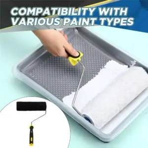 Comfortable Handle Painting Roller Set Smooth Plastering Small Painting Roller Texture Roller Pattern Roller Textured Pattern