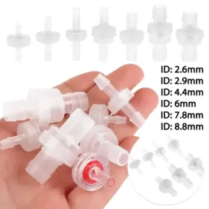3/4/6/8/10/12mm Plastic Check Valve One-Way Pagoda Inline Non-Return Gas Liquid Water Fluid Stopper Air Pump Accessories