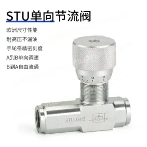 VRFU VRFB Speed Control Flow Control Throttle Valve Hydraulic Pipeline Flow Regulating Valve