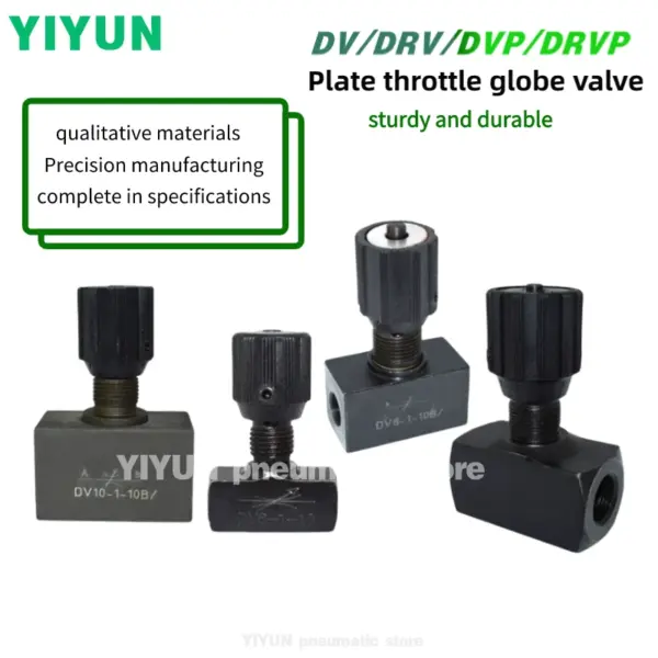 DRVP DVP 6/8/10/12/16/20/25/30/40 -1-10B Throttle Globe Valve Hydraulic Flow Control Valves DVP6 DVP8 DVP10 DVP12 DRVP6 DRVP8