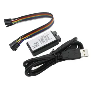 8 Channel USB Logic Device Data Capture Device Automotive Electronics Tool 24MHz Logic Analyzer Input Impedance 1 MOhm