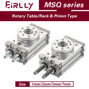 MSQB 1A / 2A / 3A  /7A Pneumatic Rotary Cylinder double acting air table actuator MSQA 1A 2A 3A 7A