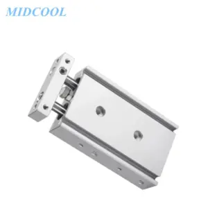 Air Cylinder TR Series 25mm Bore TR25 Twin-rod Cylinder Pneumatic Cylinder 10-200mm Stroke With Magnet Double Acting Type