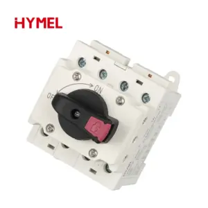 DC Solar Isolator Switch PV 1000V 32A 2P Din Rail Mounting Rotating Handle CE Disconnector For Solar Certified