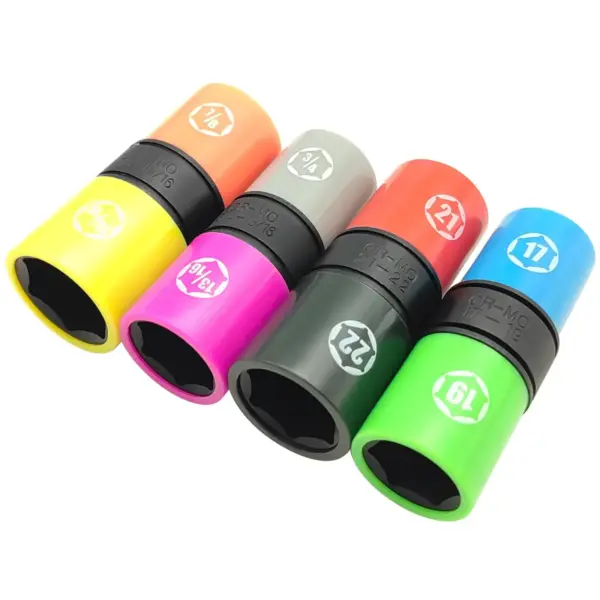 Lug Nut Socket Set Thin Wall Wheel Nut Socket Durable Lug Nut Removal Tool