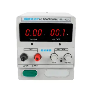 LW PS-1502D 1503D  PS-1505D 15V 2A 3A 5A Regulated Source Precision Digital Adjustable Lab Bench Variable Linear DC Power Supply