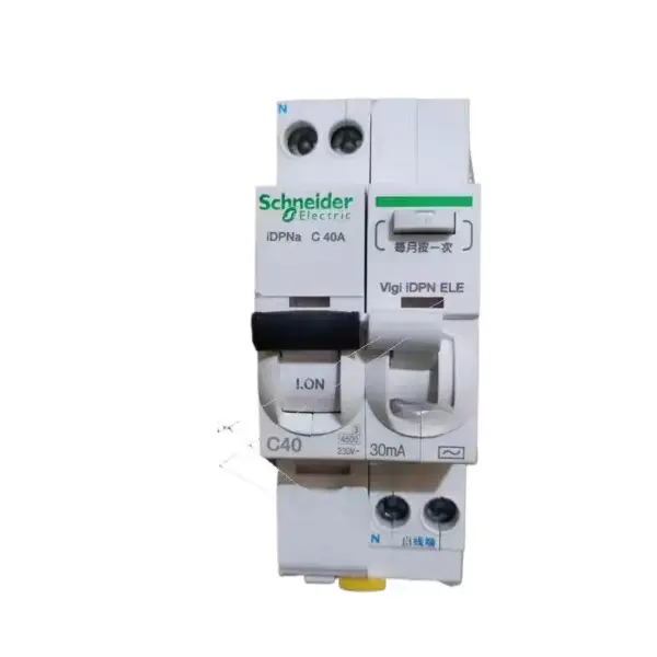 Schneider Electric MCB iDPNa 1P+N Mini Circuit Breaker with 30mA Leakage Protection Vigi iDPN ELE 6A 10A 16A 20A 25A 32A 40A