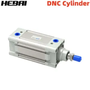 HEBAI DNC Standard Pneumatic Cylinder ISO6431/15552 Double Acting Air Cylinder 32/40/50/63/80/100mm Bore 25-1000mm Stroke PPV-A
