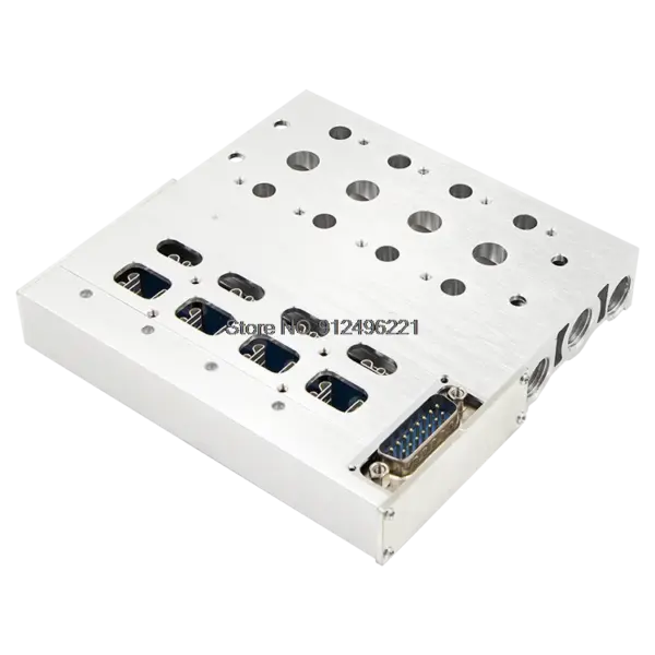 Pneumatic Solenoid Valve Bus Valve Island Valve Plate Bottom 4V210-08 Integrated Base Manifold Valve Group 200M Bus 24V