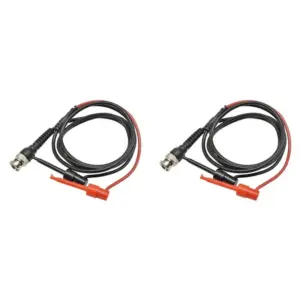 【ELECTRONIC-ACCESSORIES】2X P1007 BNC Male Plug Q9 To Dual Hook Clip Oscilloscope Test Probe Cable Leads With Two Mini Probes 500