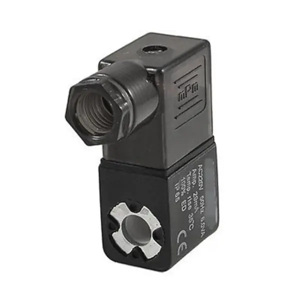 Black Plastic Housing AC 220V 6.0VA Pneumatic Solenoid Valve Coil