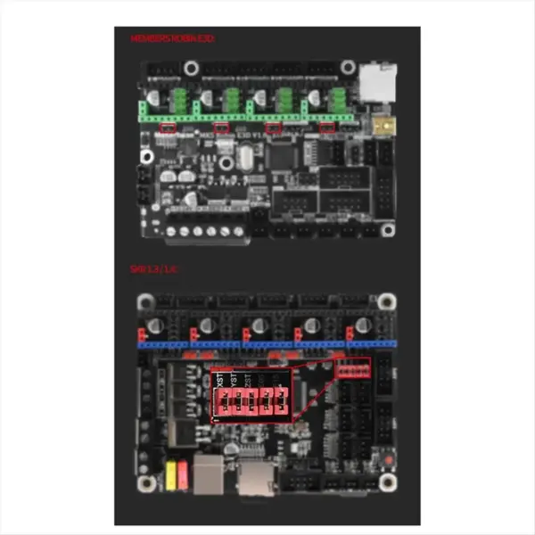 TMC2209 V2 Stepper Motor Driver 2.5A Uart Ultra Silent for 3D Printers, for MKS Gen L, SKR V1.3 & V1.4 Motherboards-ABLL