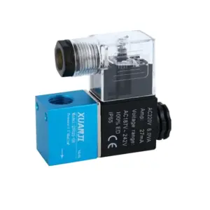 New 1/4"1/8" BSP 2 Position  Port Air TAC  Solenoid Valves DC 1V/4V V05-08 Pneumatic Control Valve AC 1V/4V/110V/0V