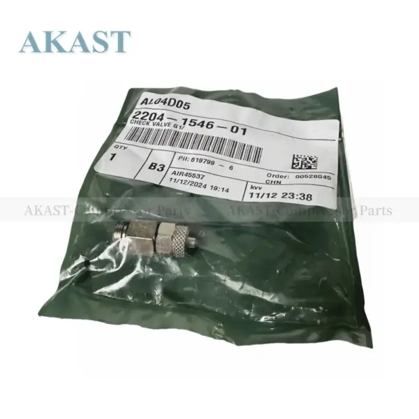 2204154601 Original Air Compressor Accessory One-way Check Valve