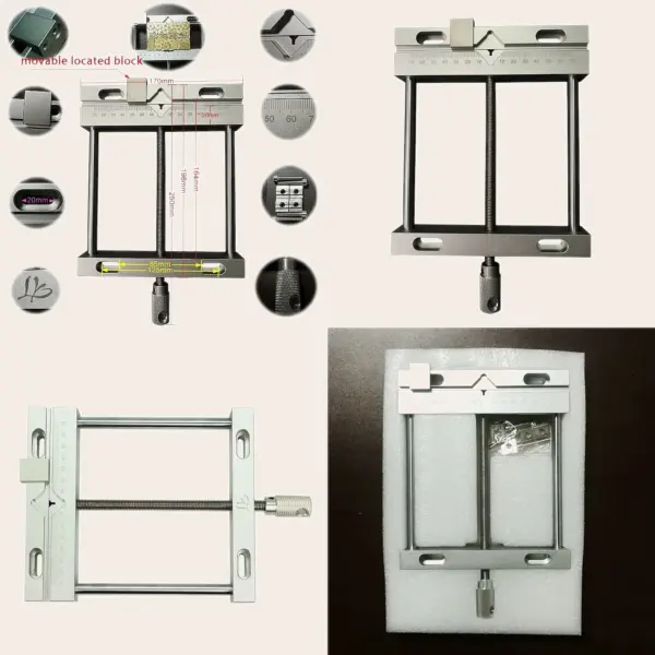 High-Precision Multi-Functional Flat Vise CNC Engraving Machine Accessories Horizontal Clamp